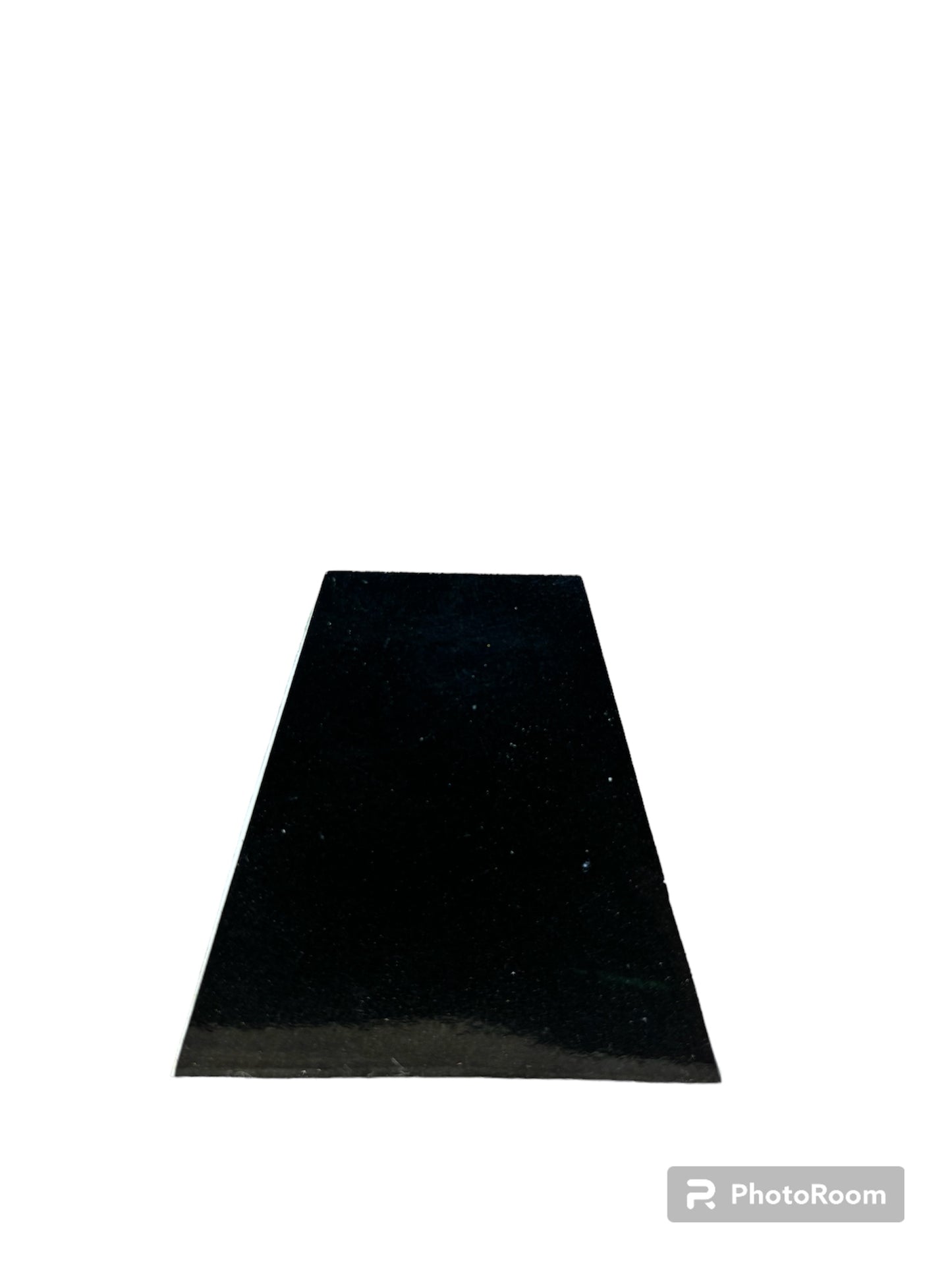 Black reflective helmet tetrahedron 