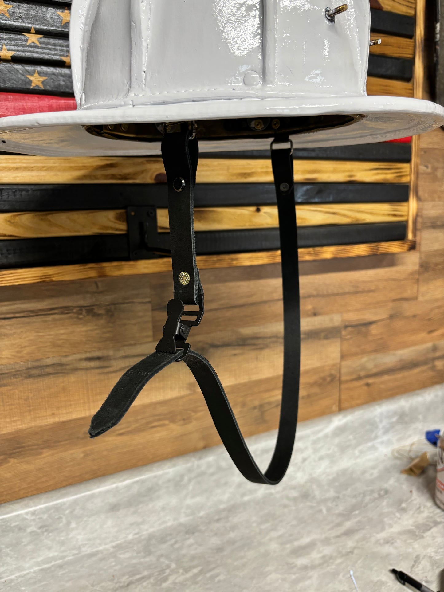 1st Due Leather Chinstrap Slide 