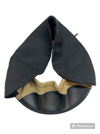 ear flaps for motorcycle helmets Bear Claw Large Deluxe Helmet Pads DOT Half Ryde- Outlaw Audio Speaker Ear Insert Comfort Pads Designed to Fit Most Motorcycle 1/2 Helmets with Y Harness Strap Protective Ear Pads for Open