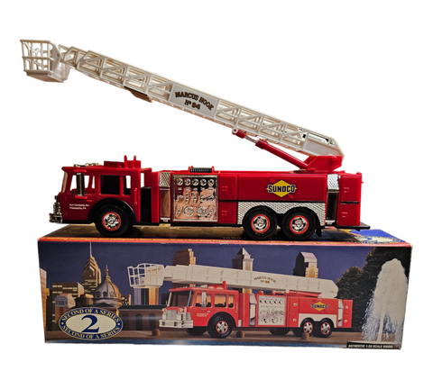 Aerial Tower Sunoco Fire Truck 1995 Collector's Edition