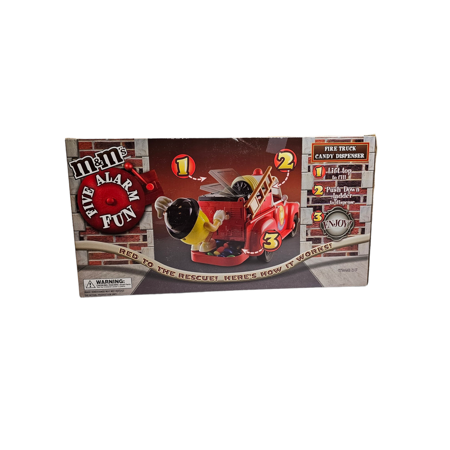 Red's Firehouse M&M's Fire Truck Candy Dispenser