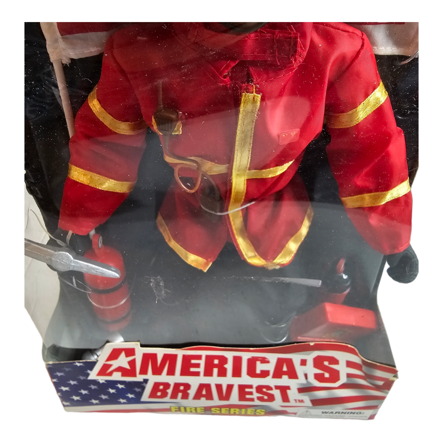 2002 America's Bravest Fire  Firefighter Action Figure