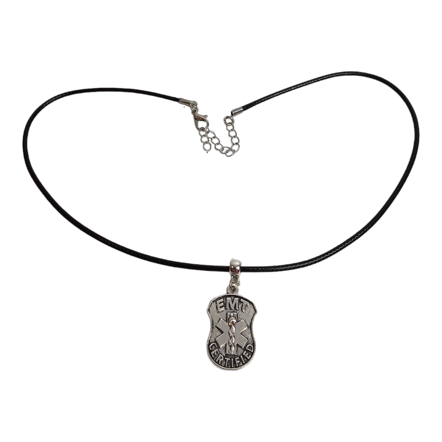 EMT Badge Certified Charm Necklace