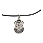 EMT Badge Certified Charm Necklace